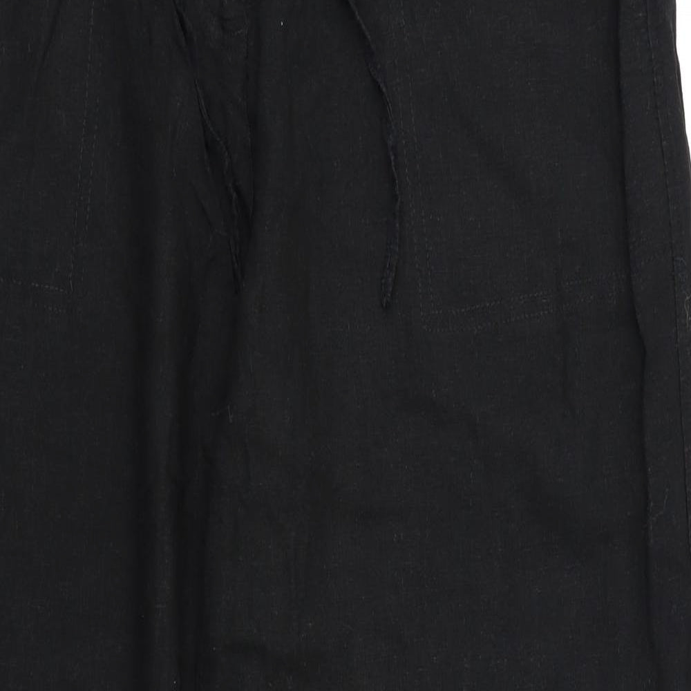 Anucci Womens Black   Trousers  Size 16 L29 in