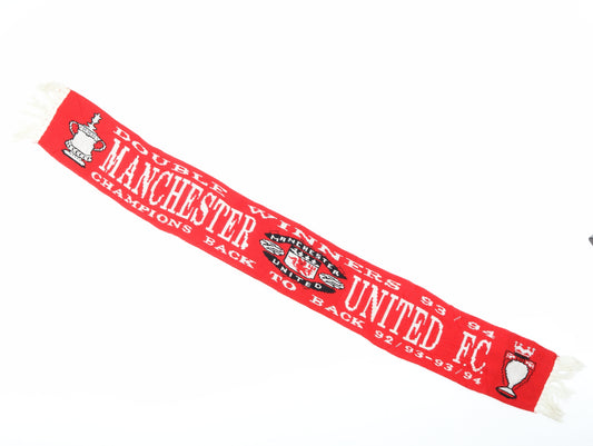 Manchester United Mens Red   Scarf  One Size  - Manchester United