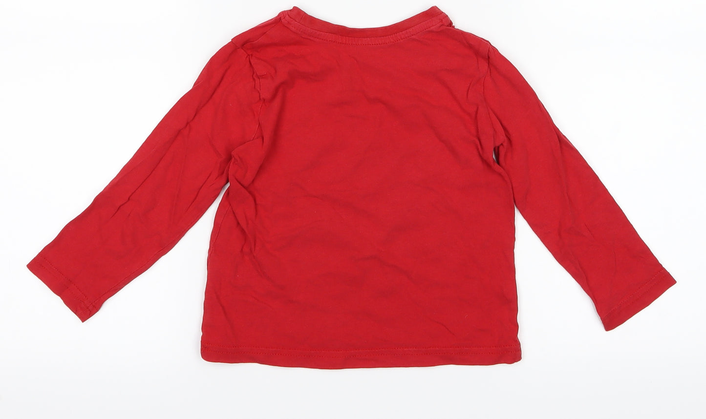 Primark Boys Red   Basic T-Shirt Size 2-3 Years  - Superhero