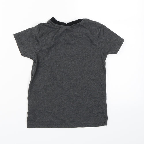 George Boys Grey   Basic T-Shirt Size 3-4 Years