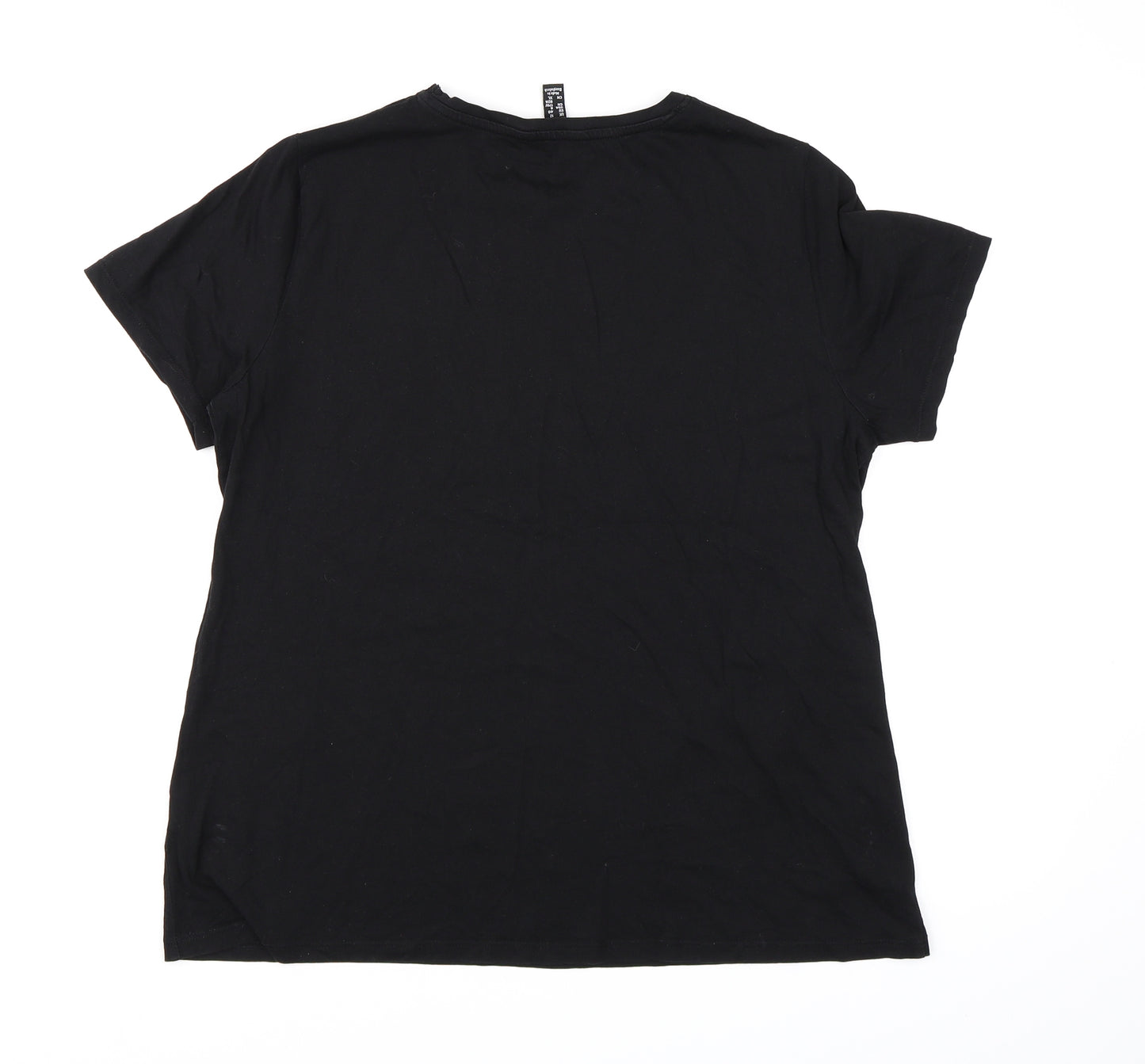 New Look Womens Black   Basic T-Shirt Size 12
