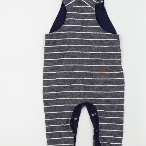 Jasper Conran Boys Blue Striped  Babygrow One-Piece Size 18-24 Months  - Whale