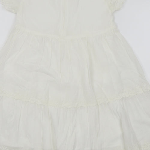 Zara Girls White   A-Line  Size 9-10 Years