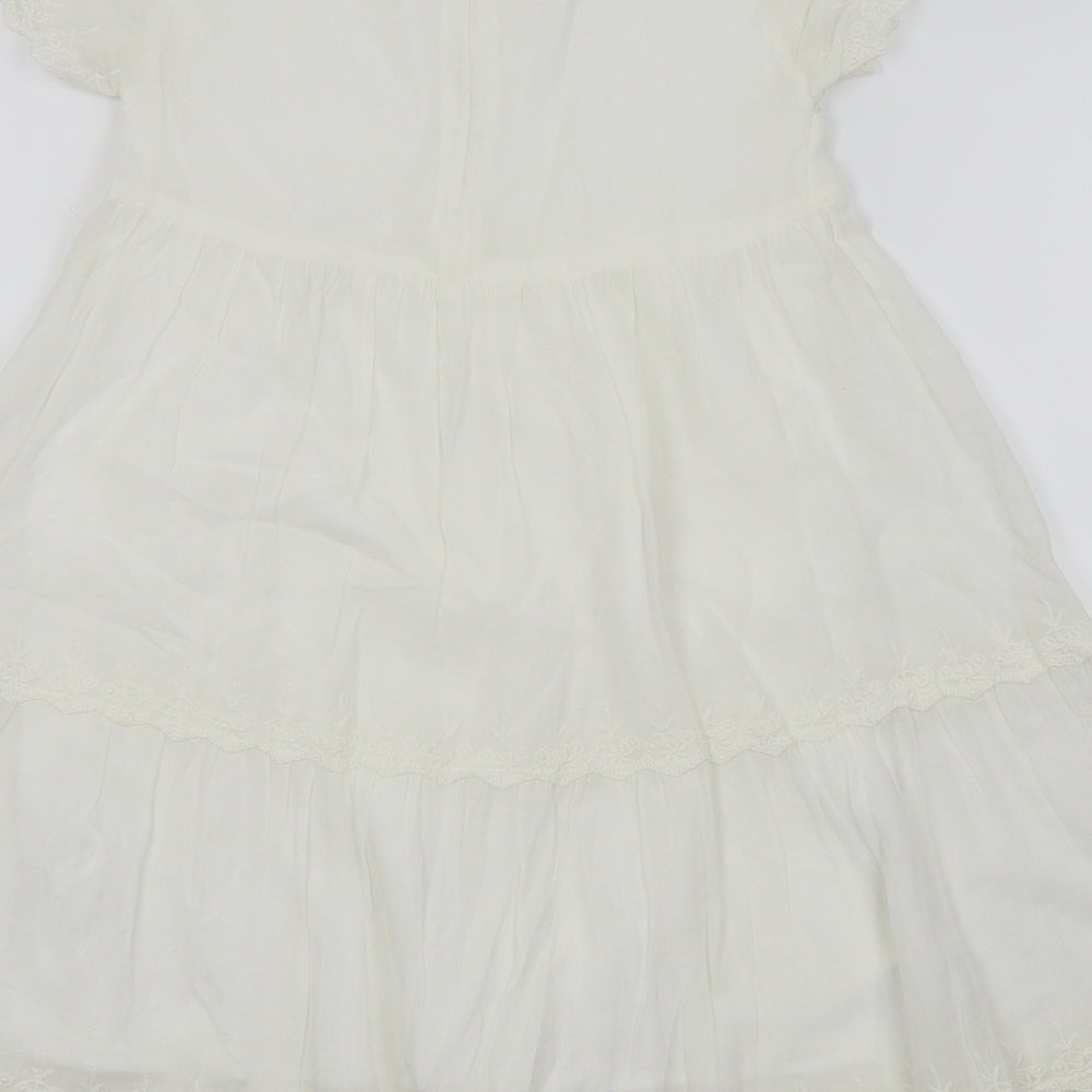 Zara Girls White   A-Line  Size 9-10 Years
