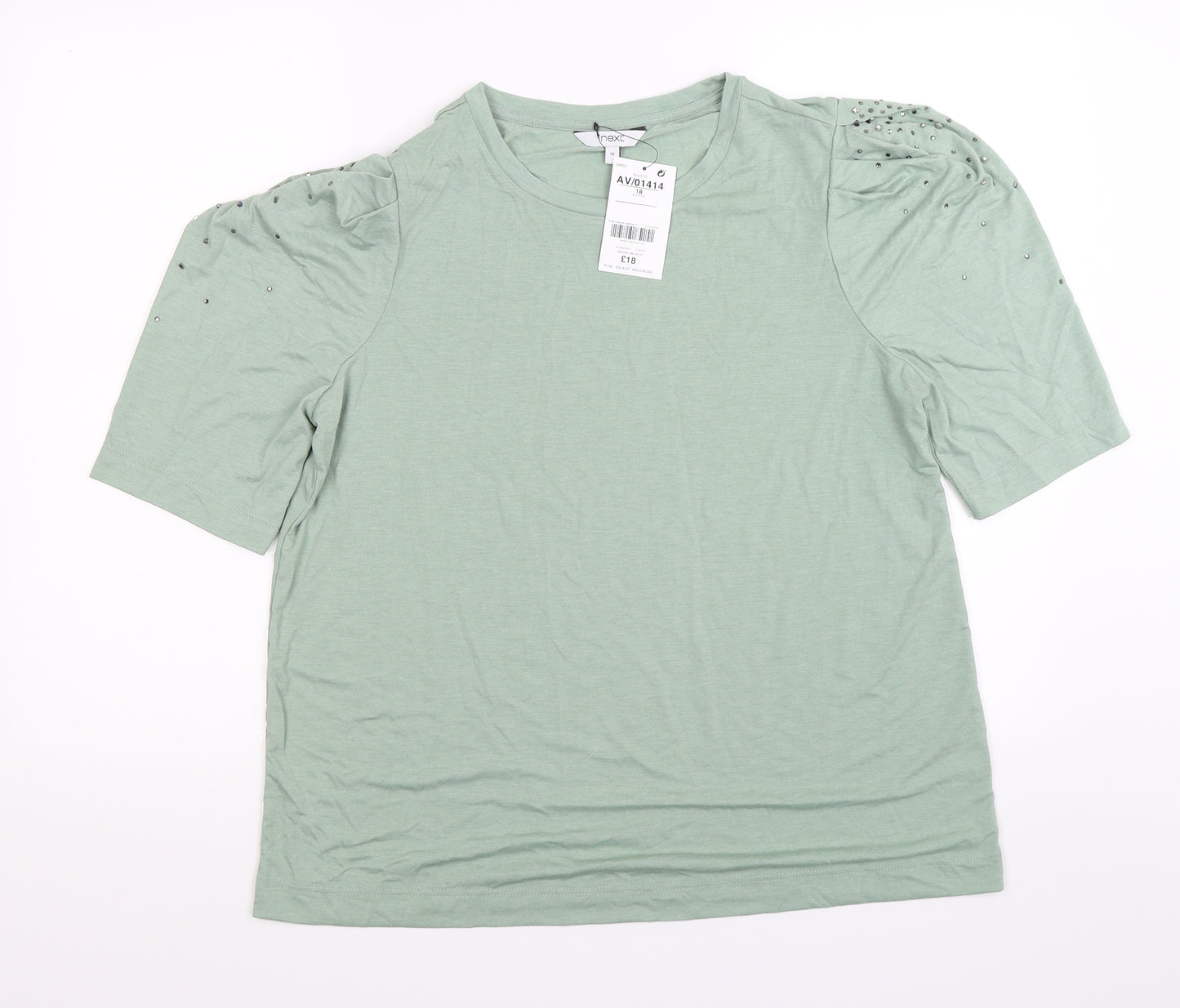 NEXT Womens Green   Tunic T-Shirt Size 18