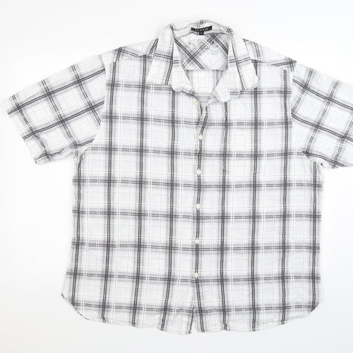 George Mens Clear    Button-Up Size 2XL