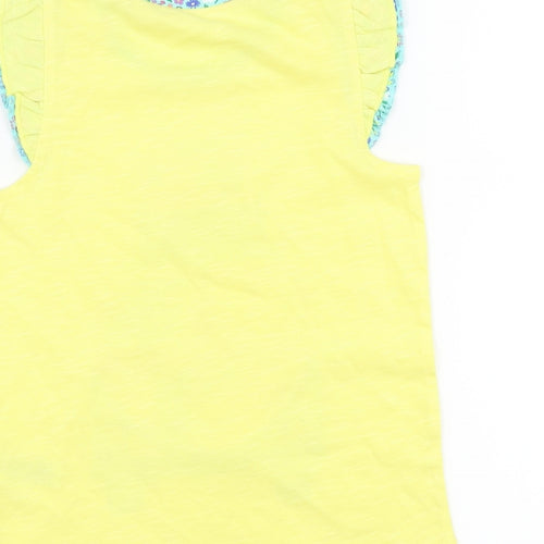 Nutmeg Girls Yellow   Basic T-Shirt Size 4-5 Years  - camper