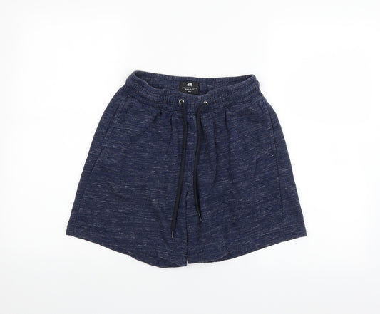 H&M Mens Blue   Sweat Shorts Size S