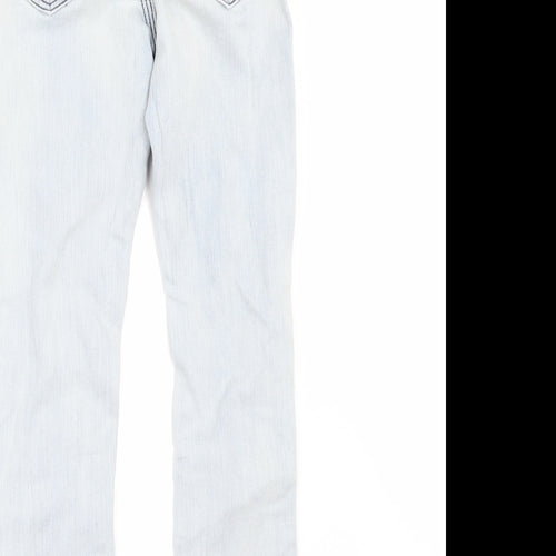 Matalan Boys Blue  Denim Skinny Jeans Size 8 Years - distressed