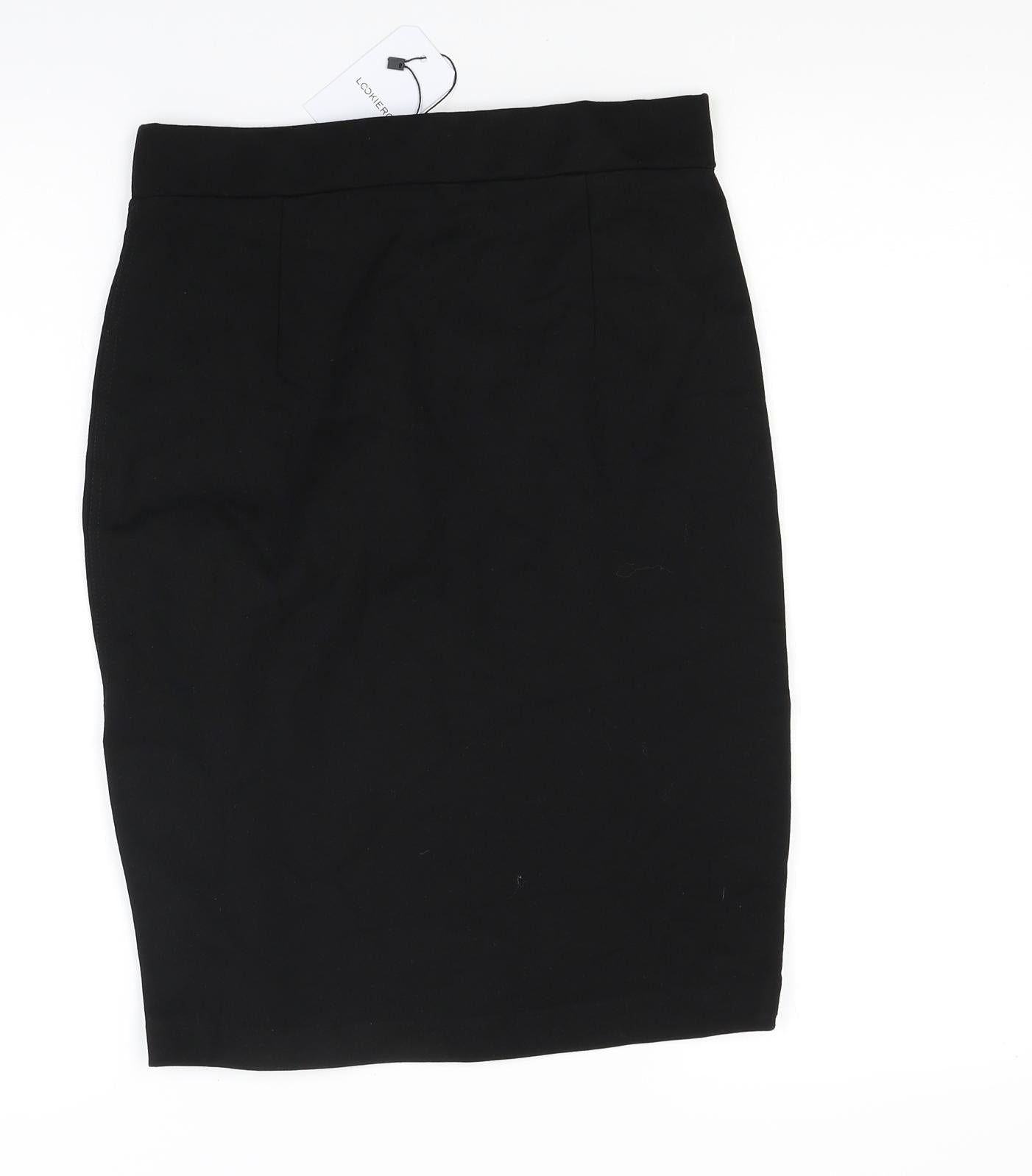 Garcia Womens Black  Denim A-Line Skirt Size XS