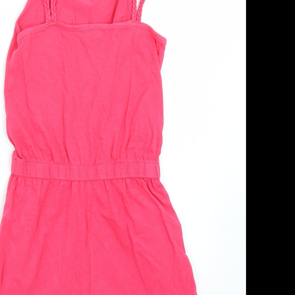 TU Girls Pink   Playsuit One-Piece Size 9 Years