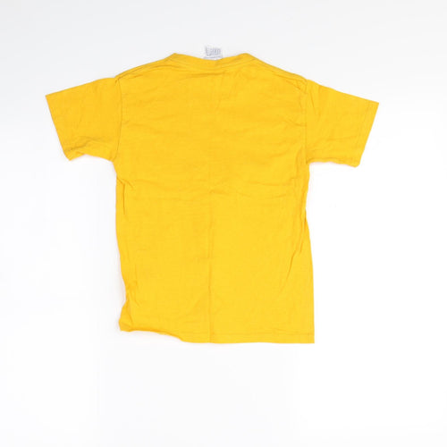 Delta Boys Yellow   Basic T-Shirt Size S