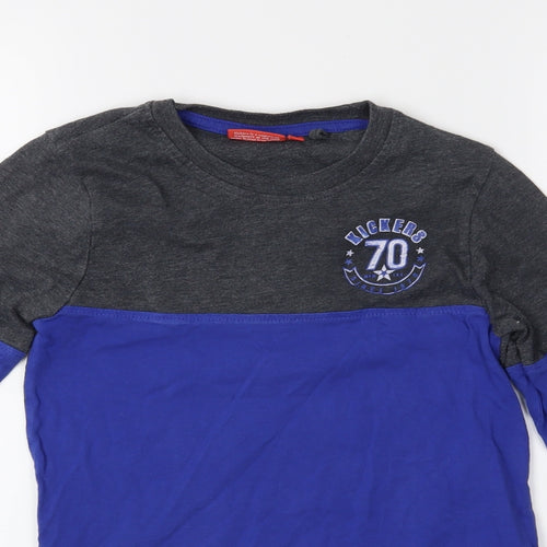 Kickers Boys Blue   Pullover Sweatshirt Size 7-8 Years  - kickers 70