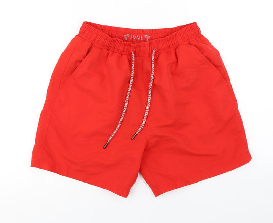 Cedar Wood State  Mens Red   Sweat Shorts Size S - Swimming shorts