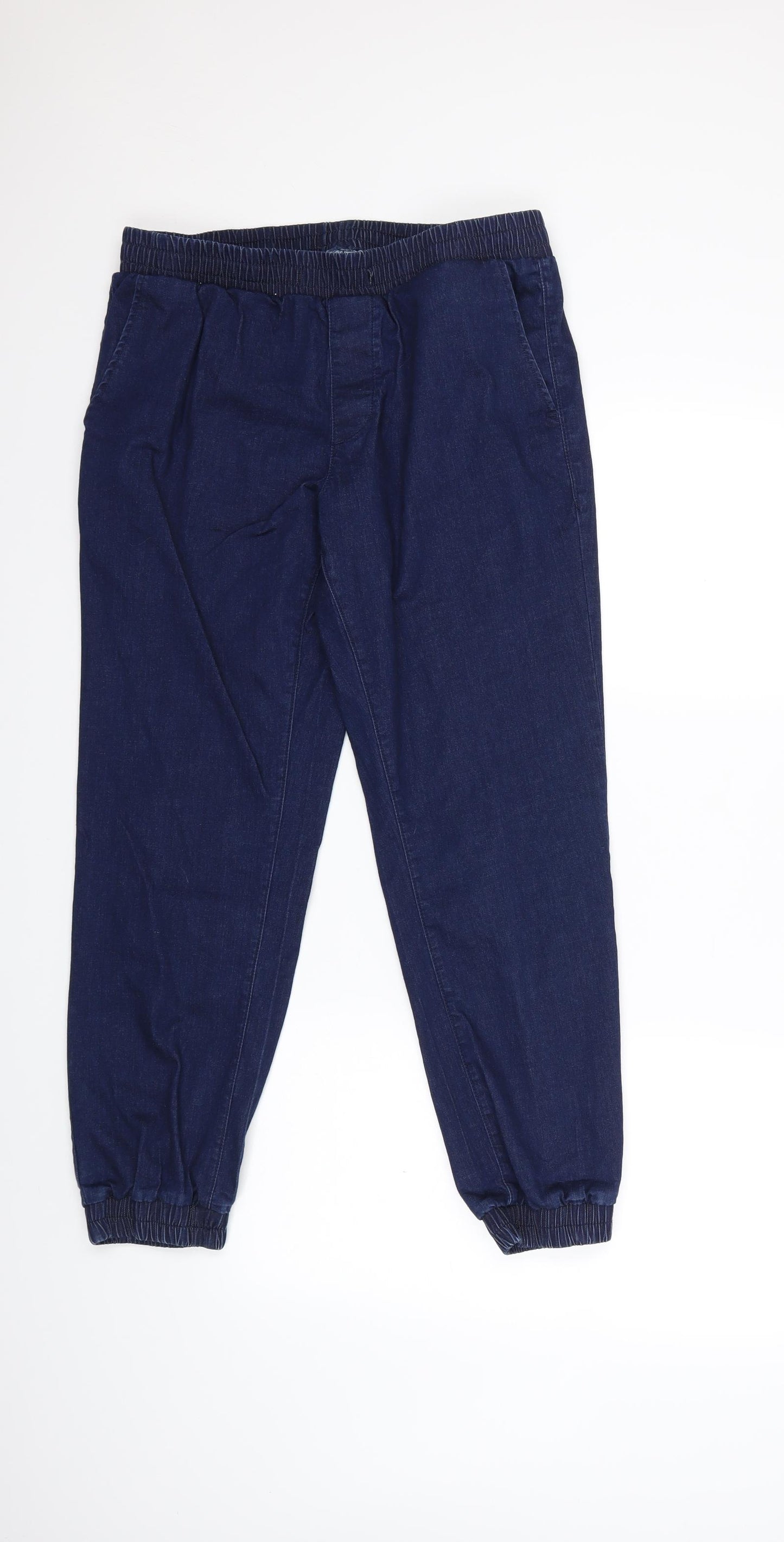 Baleno Womens Blue  Denim Tapered Jeans Size L L25 in