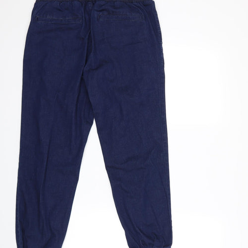 Baleno Womens Blue  Denim Tapered Jeans Size L L25 in