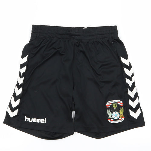 Hummel Boys Black   Bermuda Shorts Size 10-11 Years - Coventry City FC