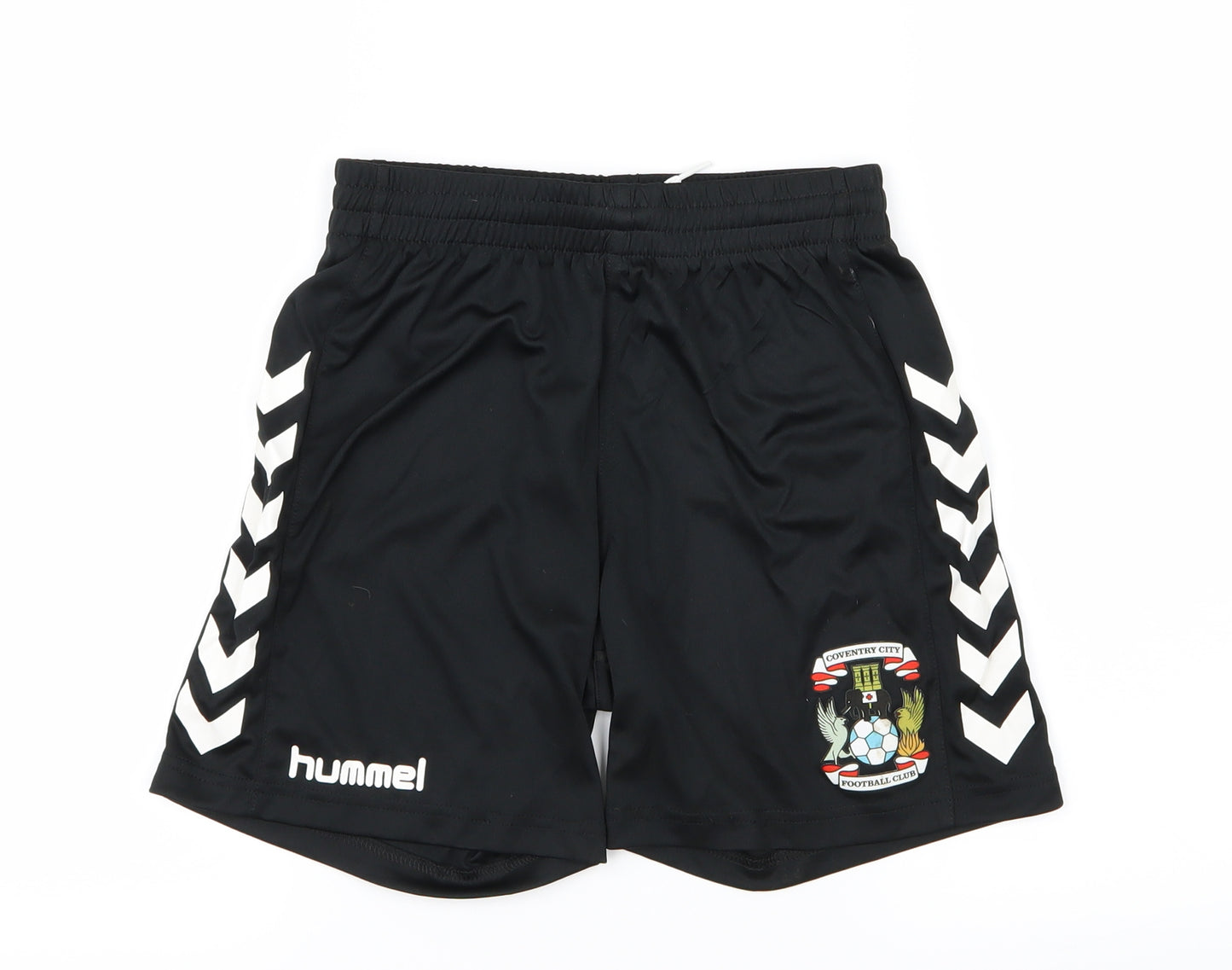 Hummel Boys Black   Bermuda Shorts Size 10-11 Years - Coventry City FC
