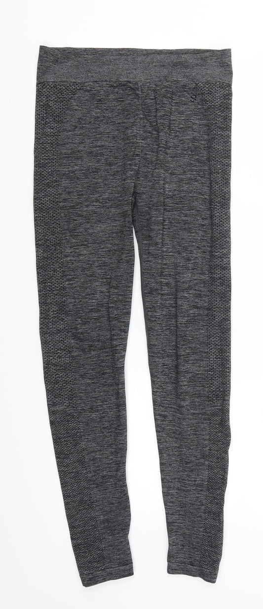 H&M Womens Grey   Track Pants Leggings Size 28 in L27 in
