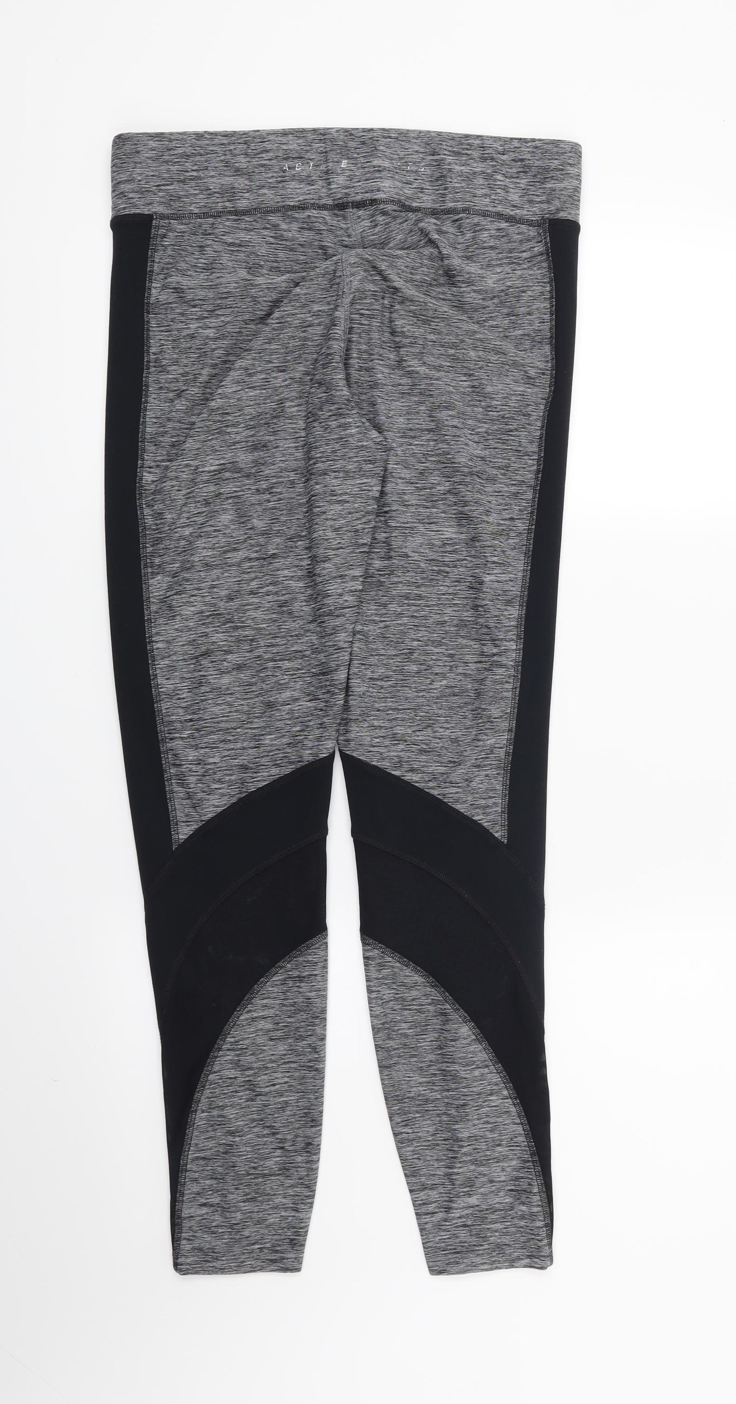 F&F Womens Grey   Capri Leggings Size M L27 in