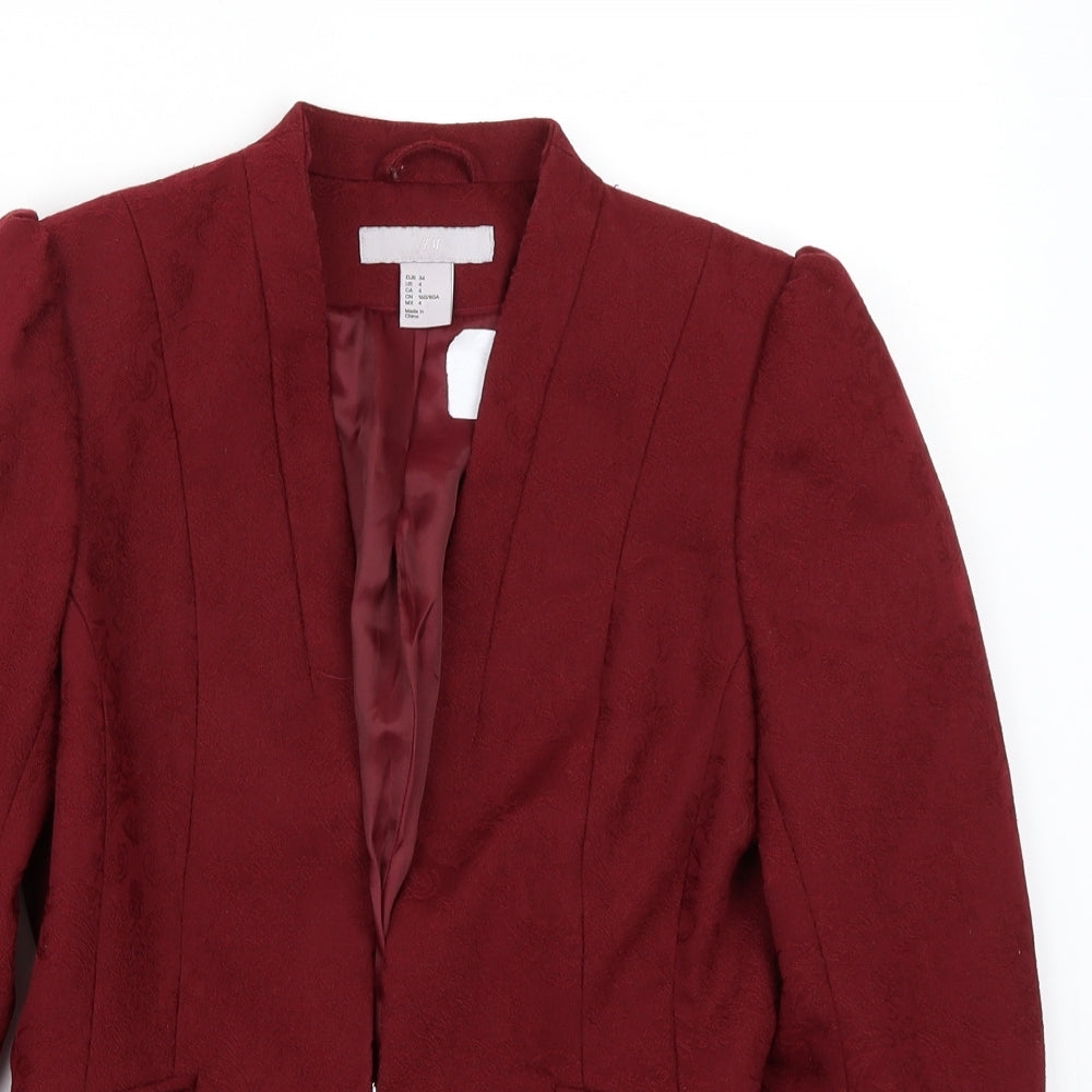 Maroon clearance blazer h&m