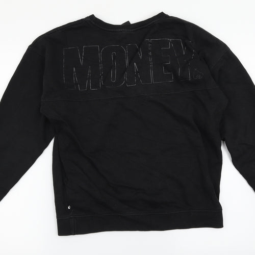 Money Boys Black   Pullover Jumper Size 12-13 Years