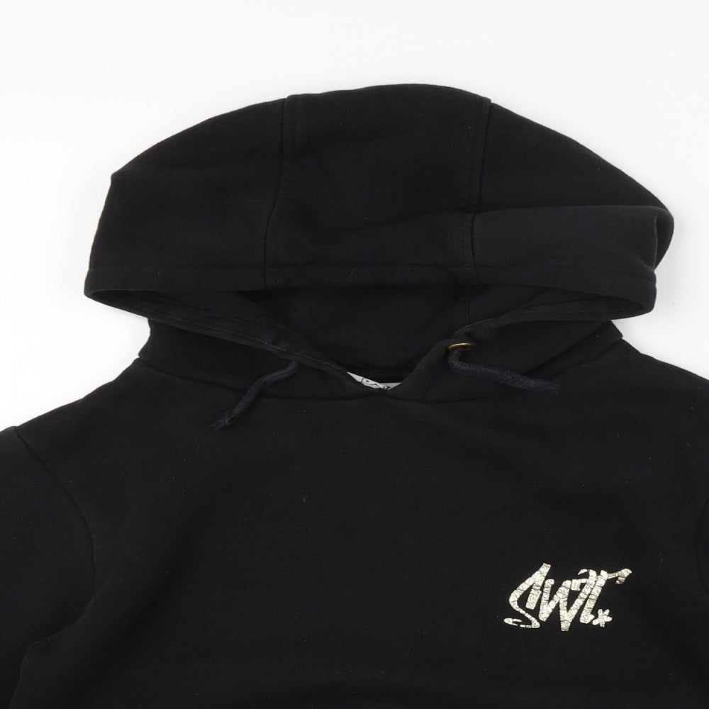 Sonneti Girls Black   Pullover Hoodie Size 8-9 Years