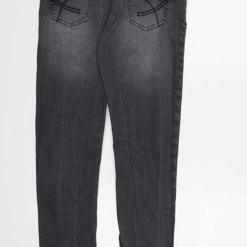 YFK Boys Grey  Denim Straight Jeans Size 11-12 Years
