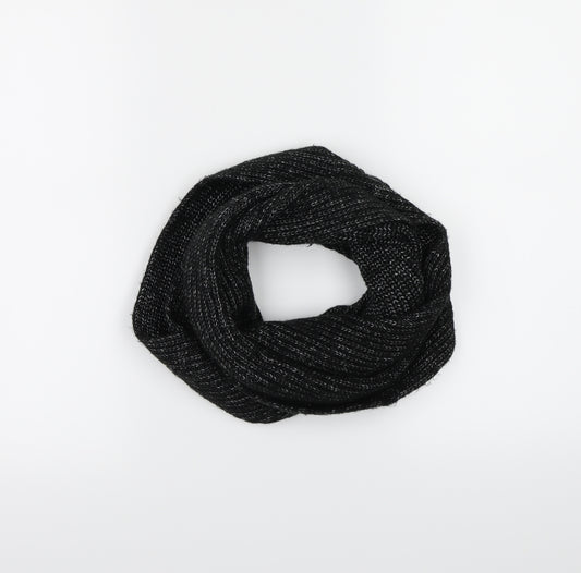 New Look Mens Black  Knit Infinity Scarf Scarf One Size