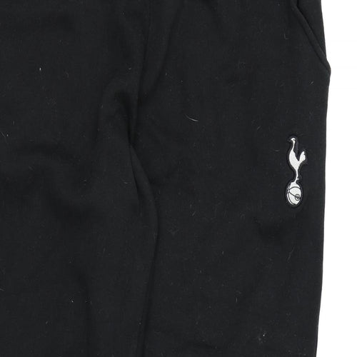 Tottenham Hotspur F.C. Mens Black  Jersey Jogger Trousers Size 2XL L28 in