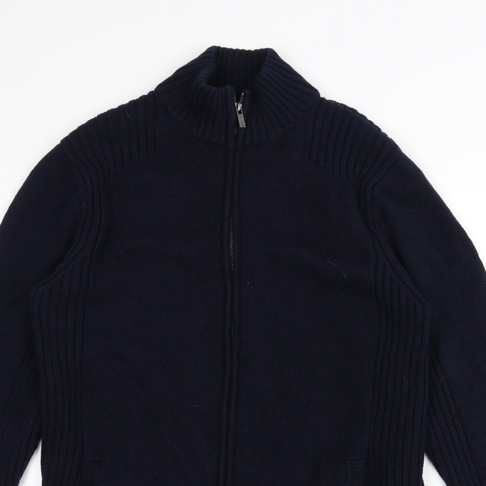 Savile Row Girls Blue  Knit Jacket  Size L