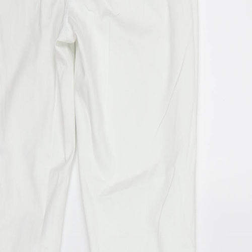 ANNE WEYBURN Womens White   Skinny Jeans Size 10 L31 in