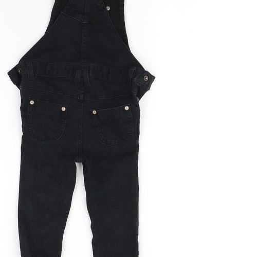 M&s Girls Black   Jumpsuit One-Piece Size 2 Years