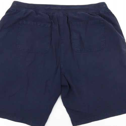 Miller Womens Blue   Sweat Shorts Size 14