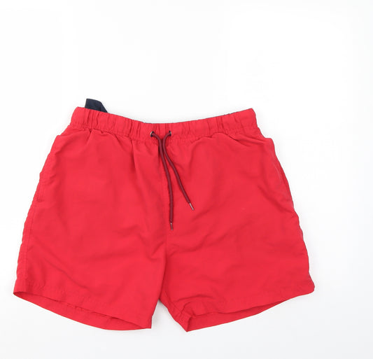 Cedar Wood State Mens Red   Sweat Shorts Size M