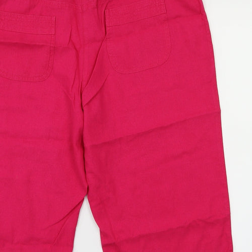 Riviera Womens Pink   Trousers  Size 16 L20 in