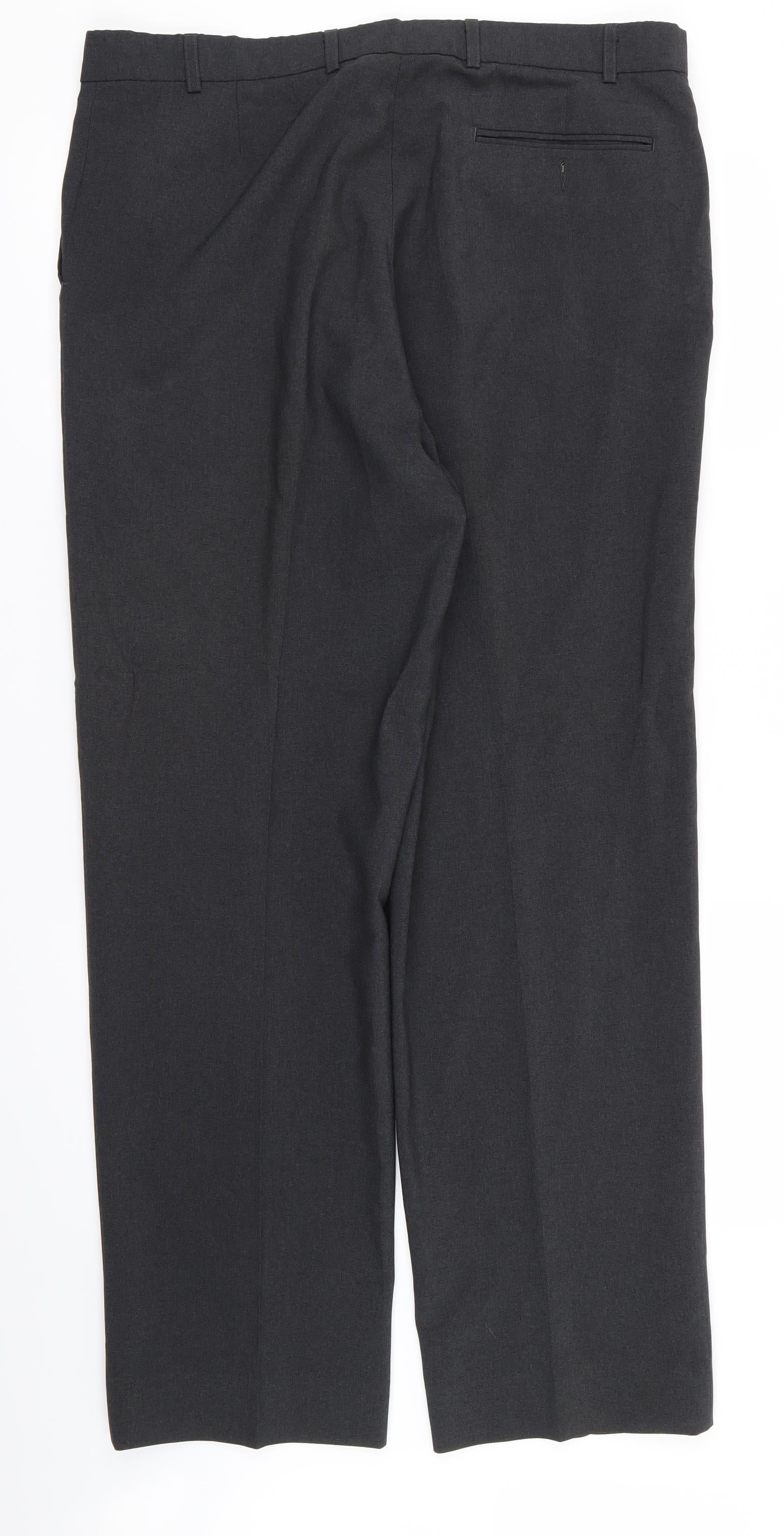 Ladies Black Trousers Size 20 Long GEORGE OF ASDA Smart Front Zip NEW NWOT  | eBay