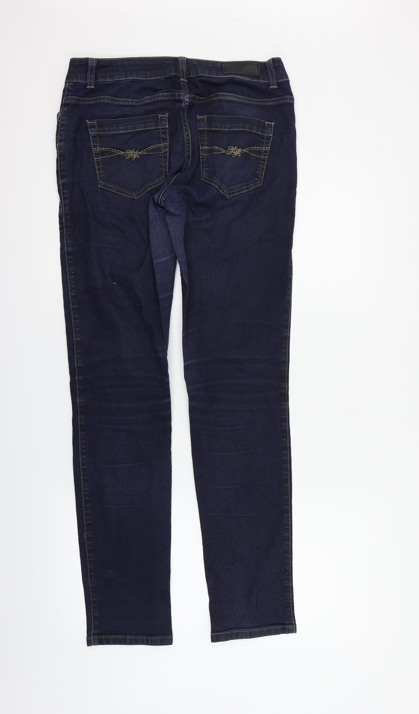 MORE & MORE Womens Blue   Straight Jeans Size 10 L30 in