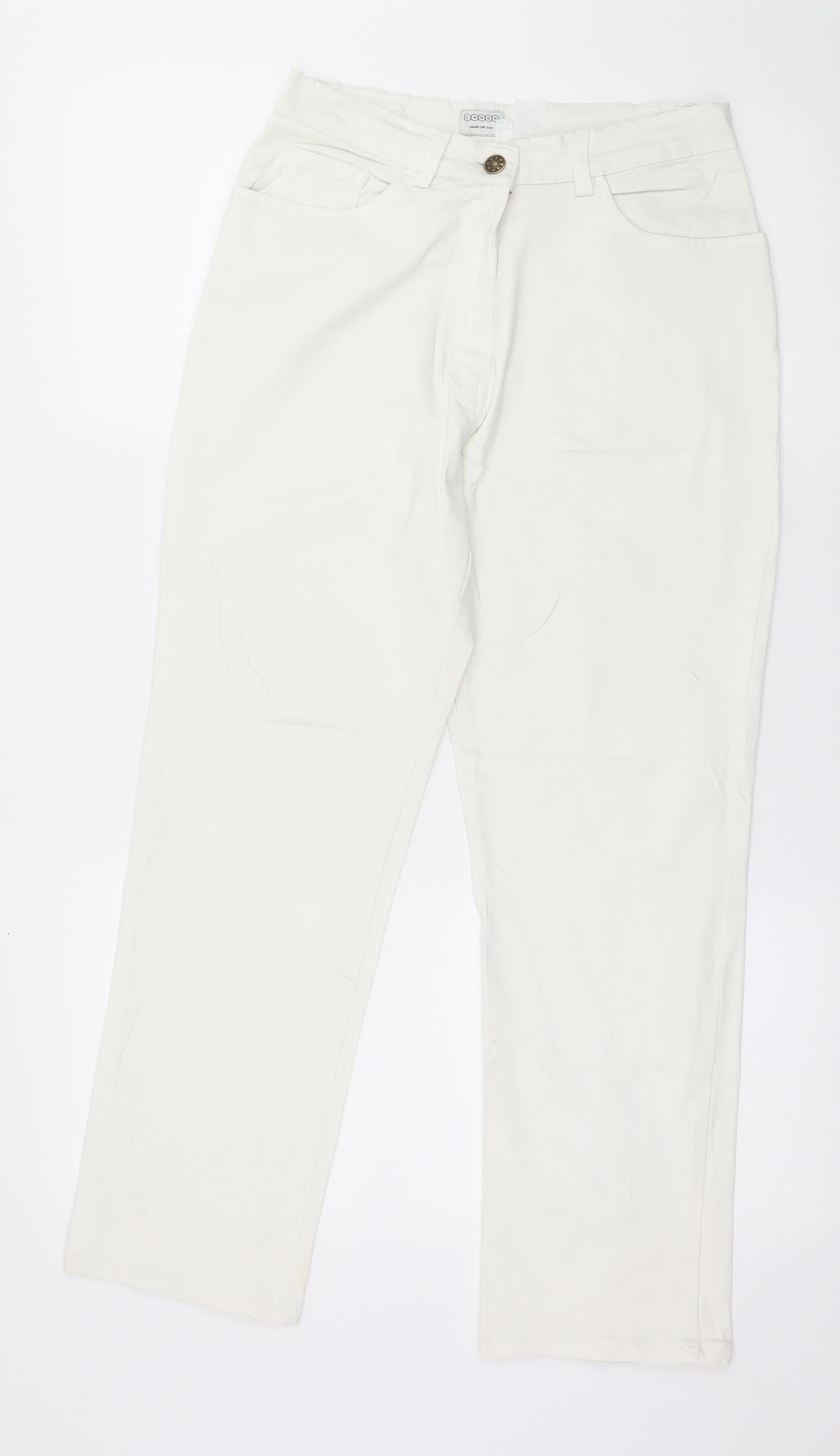 C&A Womens White Denim Straight Jeans Size 28 in L27 in – Preworn Ltd