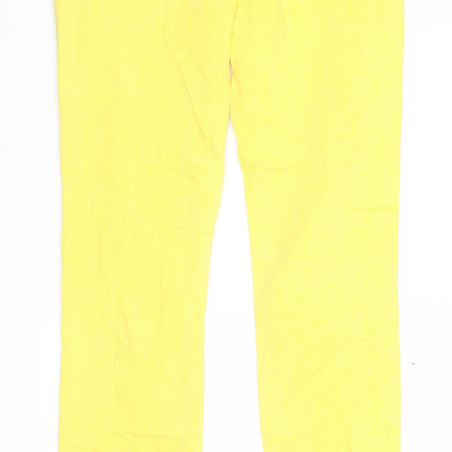 Fishbone Womens Yellow  Denim Jegging Jeans Size XS L30 in