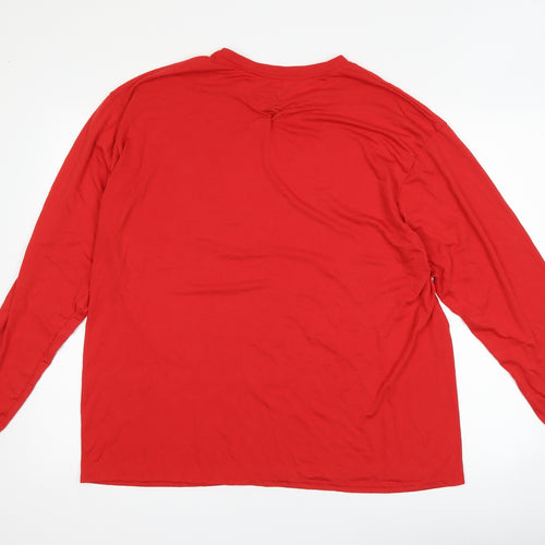 Gildan Mens Red   Basic T-Shirt Size XL