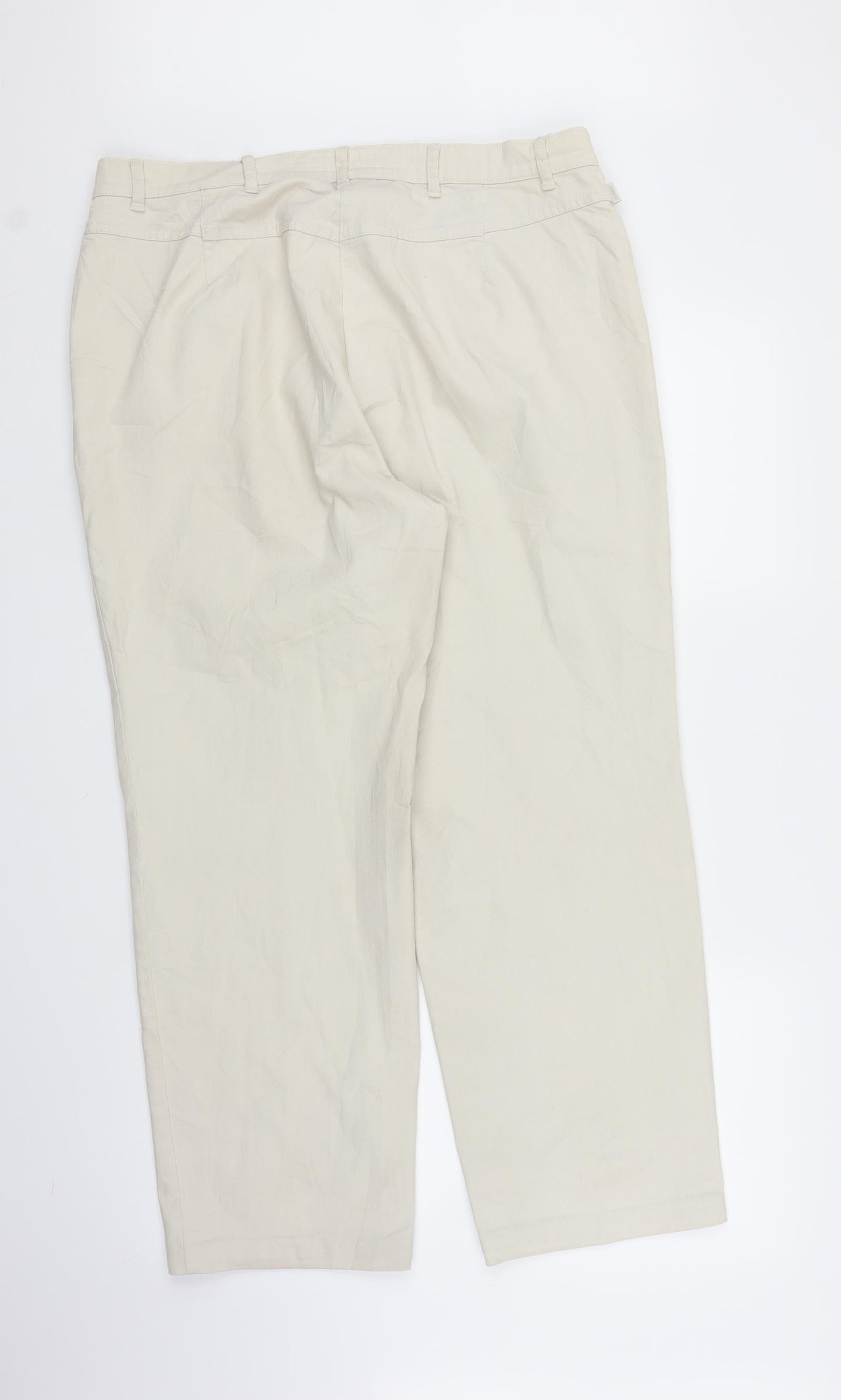ZERRES Womens Beige   Capri Trousers Size M L26 in