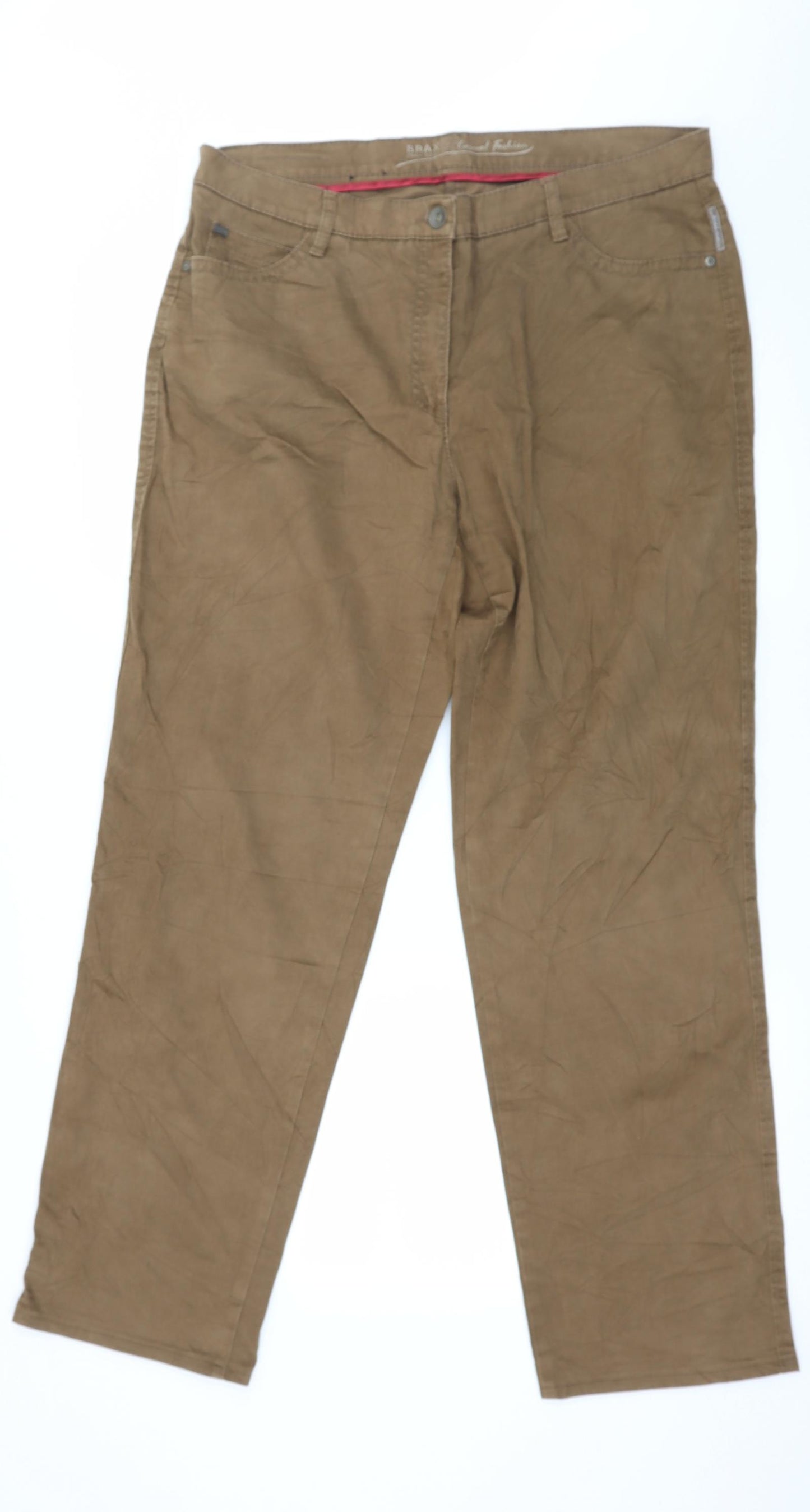 BRAX Womens Brown   Trousers  Size 36 in L31 in