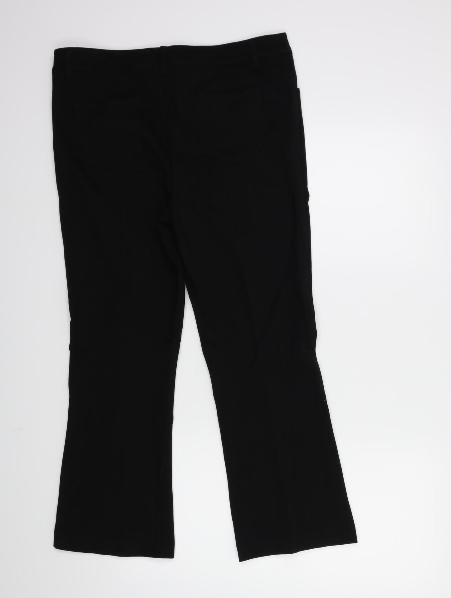 Laura Scott Womens Black   Trousers  Size 16 L26 in