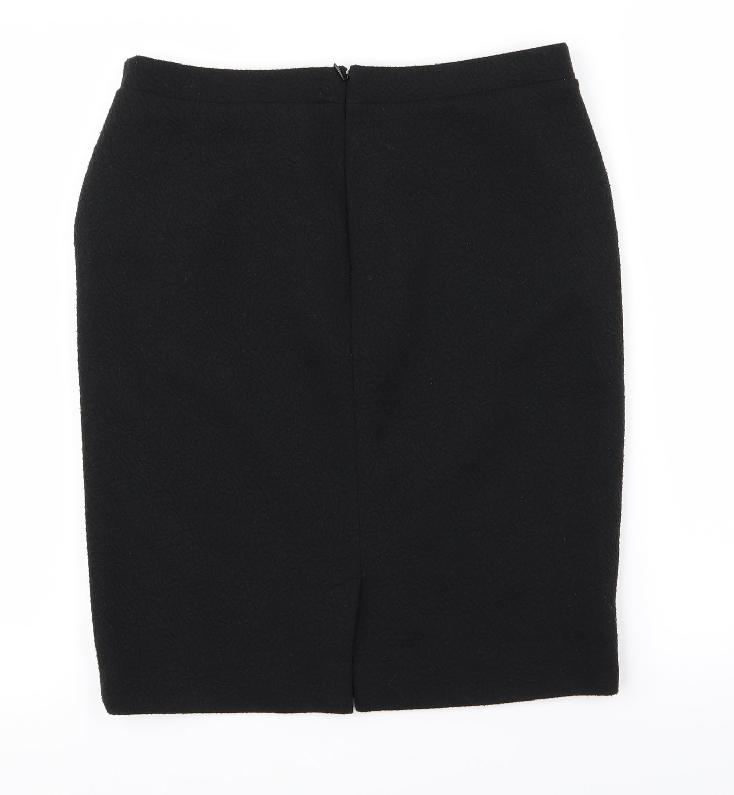 Adrienne Vittadini Womens Black   A-Line Skirt Size M