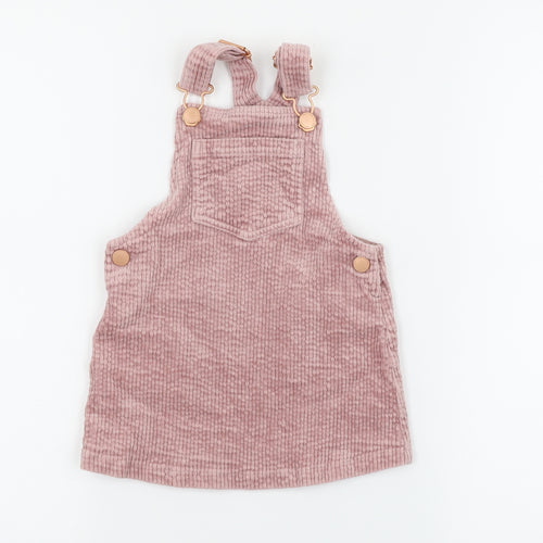 NEXT Girls Pink   Dungaree One-Piece Size 2 Years