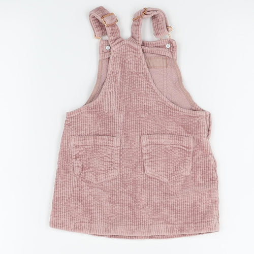 NEXT Girls Pink   Dungaree One-Piece Size 2 Years