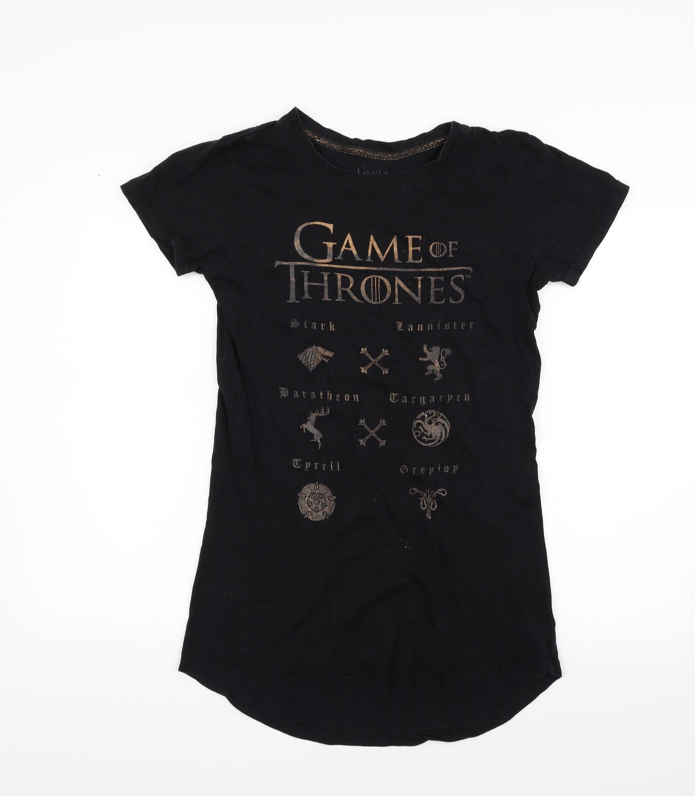 Game Of Thrones Womens Black   Basic T-Shirt Size S