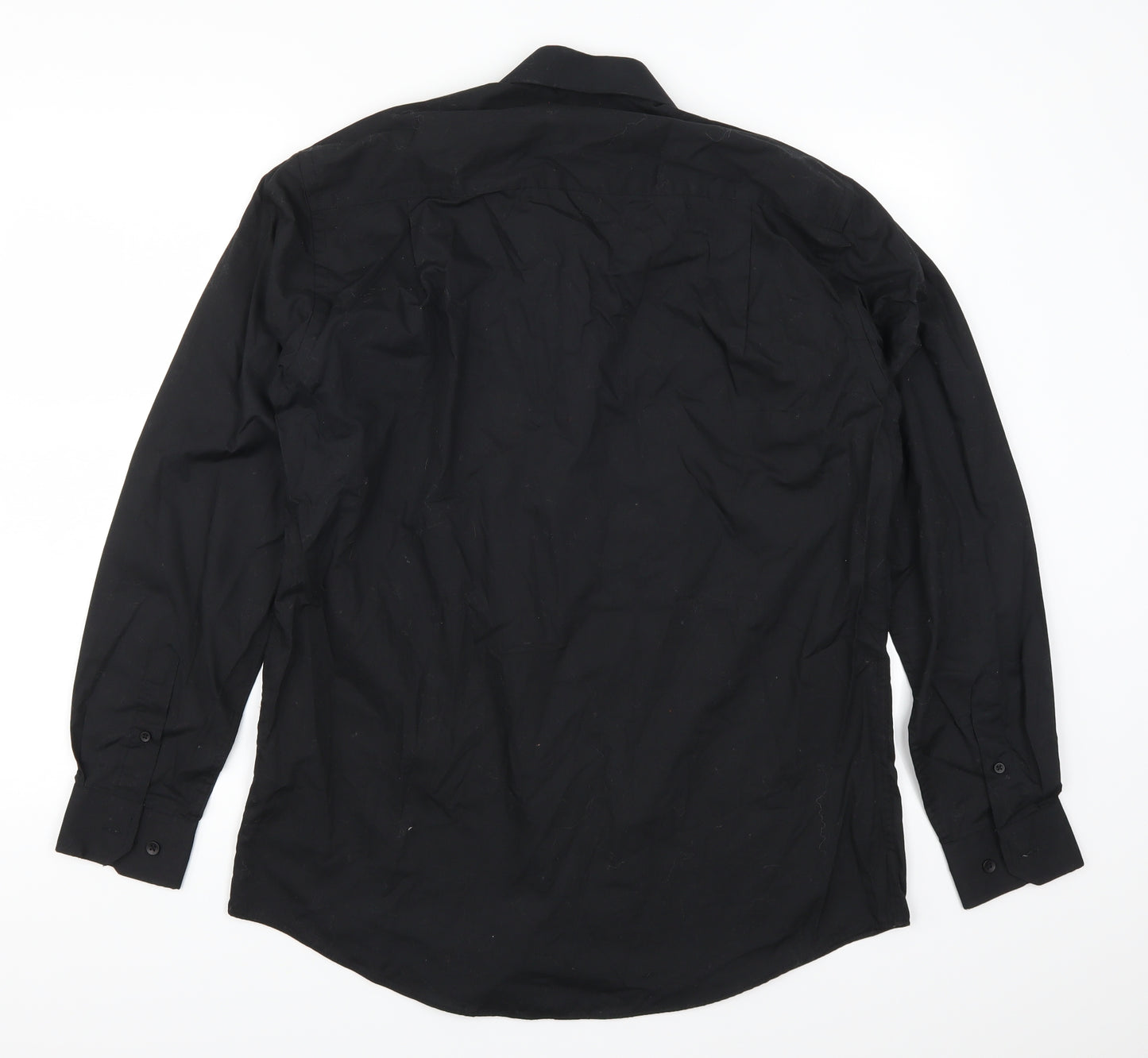 Cedarwood State Mens Black    Dress Shirt Size 15.5