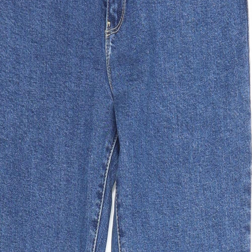 Wrangler Womens Blue  Denim Straight Jeans Size 34 in L26 in